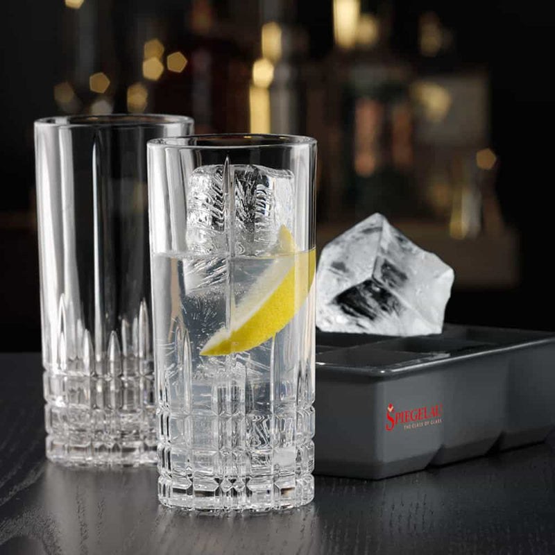 SPIEGELAU - BOÎTE DE VERRES À COCKTAIL AVEC UN MOULE À GLACE