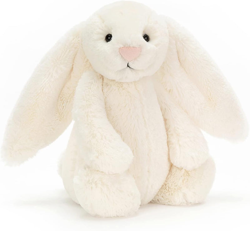 GRANDE PELUCHE LAPIN CRÈME "BASHFUL"