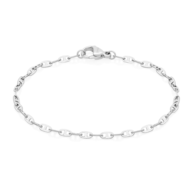 CHAINE DE CHEVILLE ARGENT OVAL