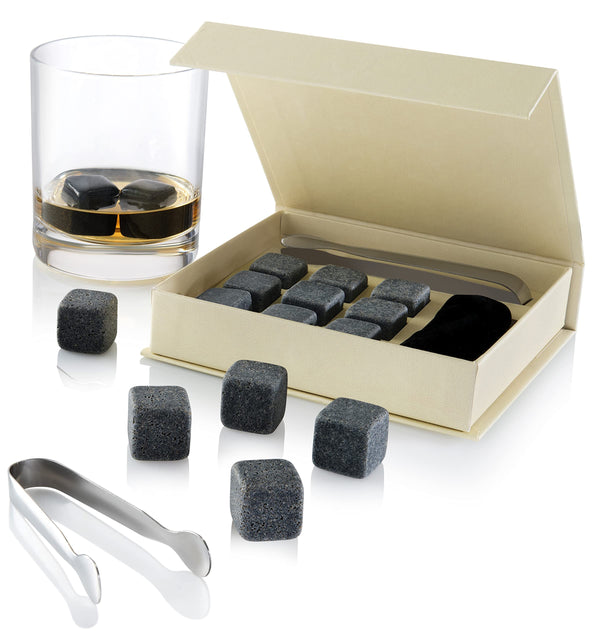 CHILL'N ROCK - BOÎTE DE 9 PIERRES EN CUBES À WHISKY