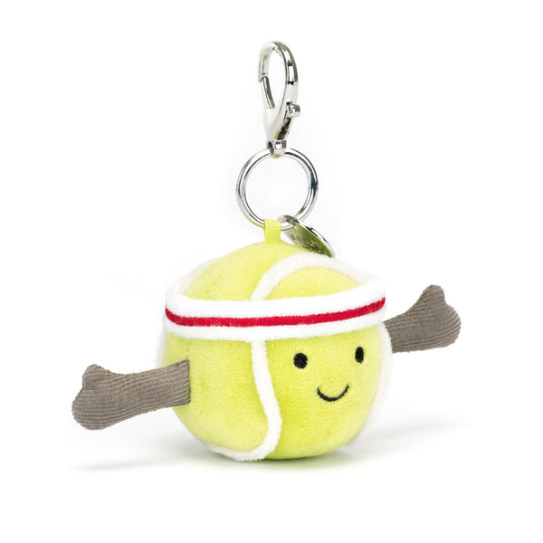 AMUSEABLES -PORTE-CLÉ PELUCHE BALLE DE TENNIS