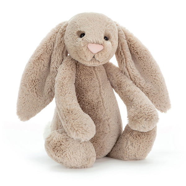 BASHFUL - GRANDE PELUCHE LAPIN BEIGE