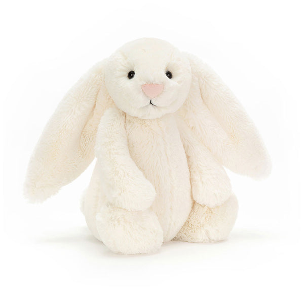 BASHFUL - MOYENNE PELUCHE LAPIN CRÈME
