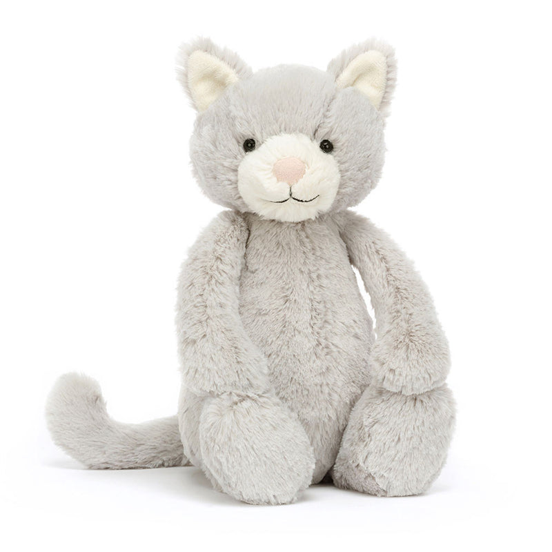 ORIGINALE PELUCHE CHAT GRIS "BASHFUL"