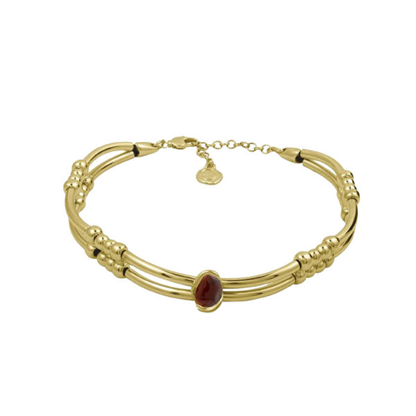 CICLÓN - COLLIER CHOKER DAILA OR