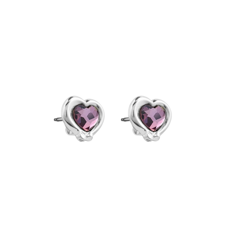 CICLÓN - BOUCLES D'OREILLES CUPIDO ARGENT