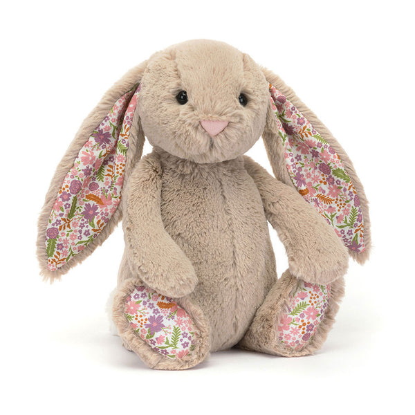 Blossom Bunny 'Petal' - Moyenne Peluche Lapin beige