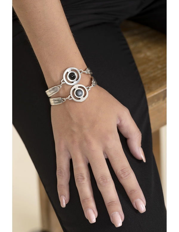 CICLÓN - BRACELET AUTÉNTICA ARGENT