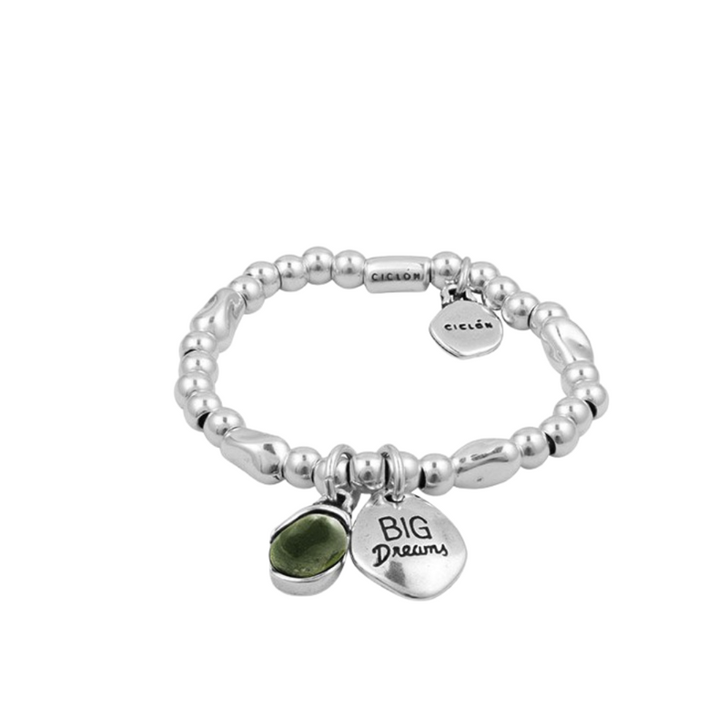 Ciclón- Bracelet Deba humo argent