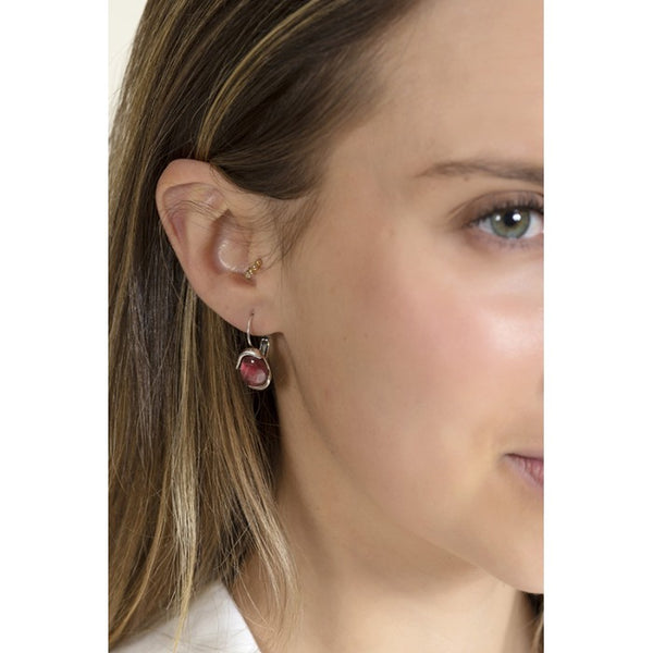 Ciclón- Boucles d'oreilles Gadea argent