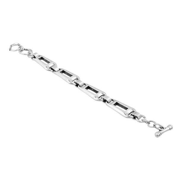 Ciclón- Bracelet Lineal argent