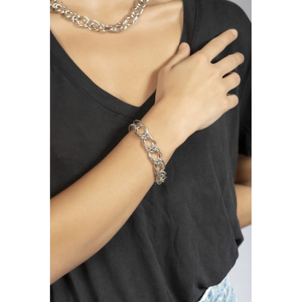 Ciclón- Bracelet Renata argent