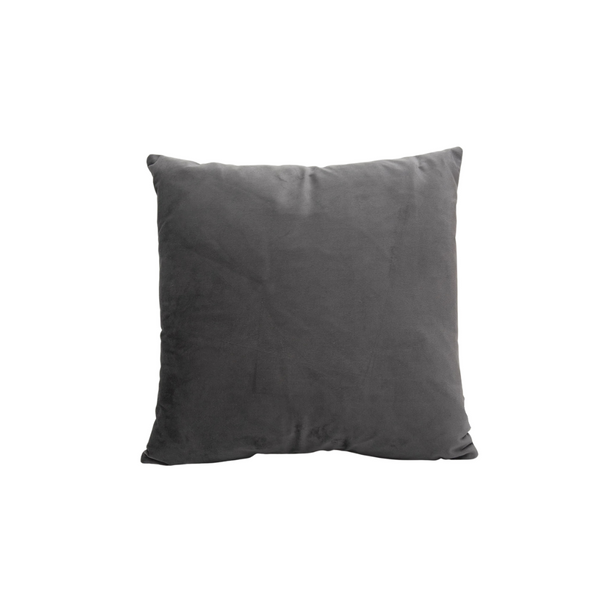 BOCA - COUSSIN EN VELOURS SOYEUX GRIS CHARCOAL