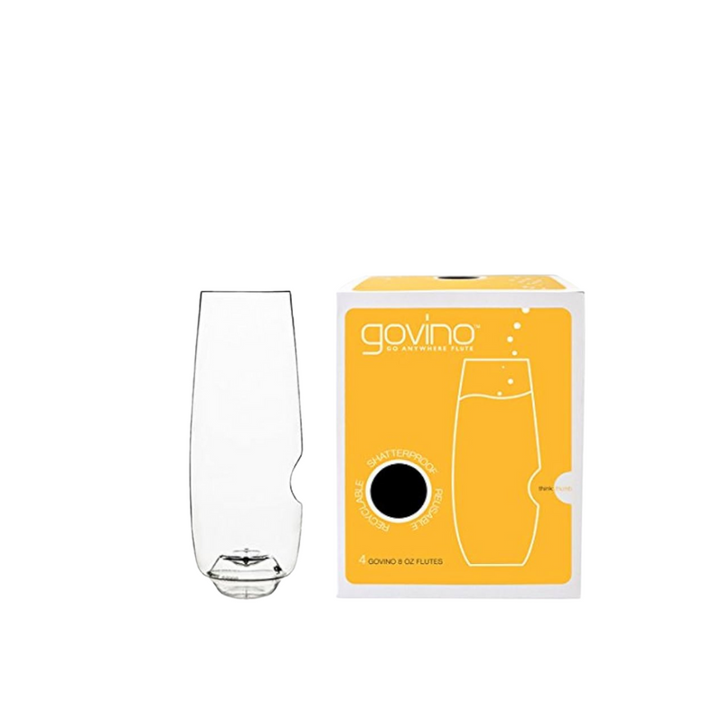 GOVINO - SET DE 4 VERRES À CHAMPAGNE EN POLYMÈRE