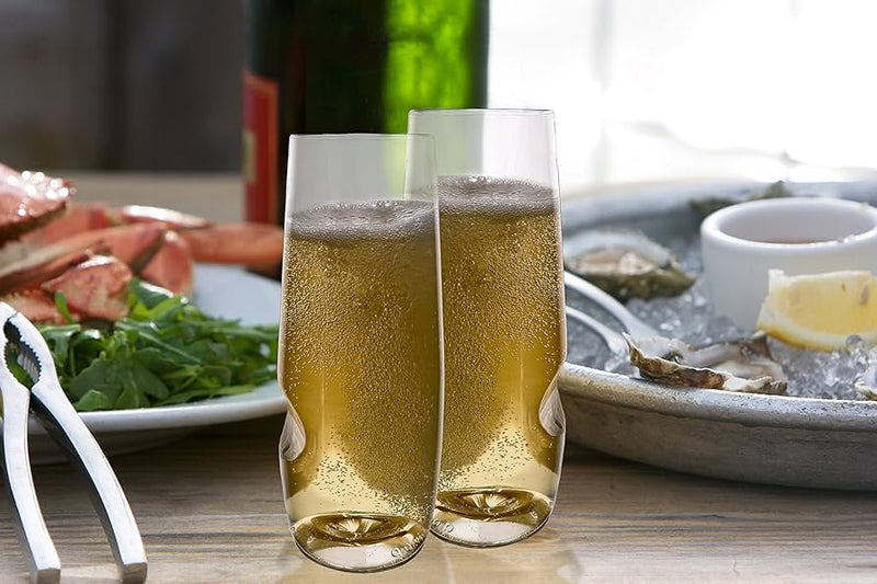 GOVINO - SET DE 4 VERRES À CHAMPAGNE EN POLYMÈRE