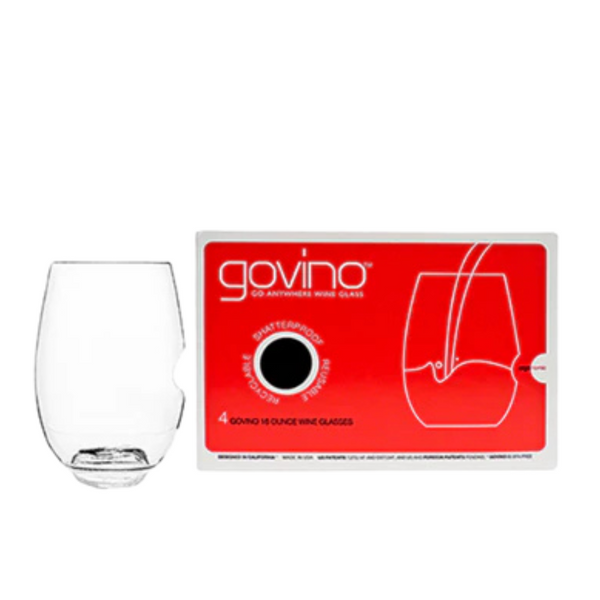 GOVINO - SET DE 4 VERRES À VIN ROUGE EN POLYMÈRE