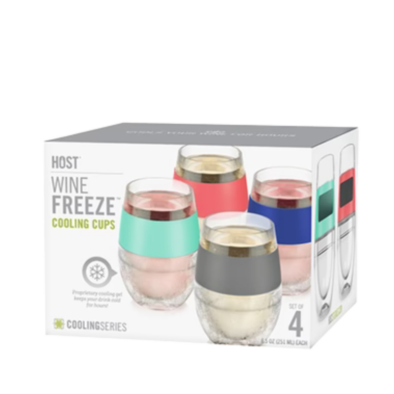 HOST - SET DE 4 VERRES À VIN REFROIDISSEUR DOUBLE PAROIS