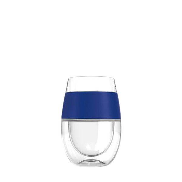 HOST - VERRE À VIN REFROIDISSEUR DOUBLE PAROIS COLBALT