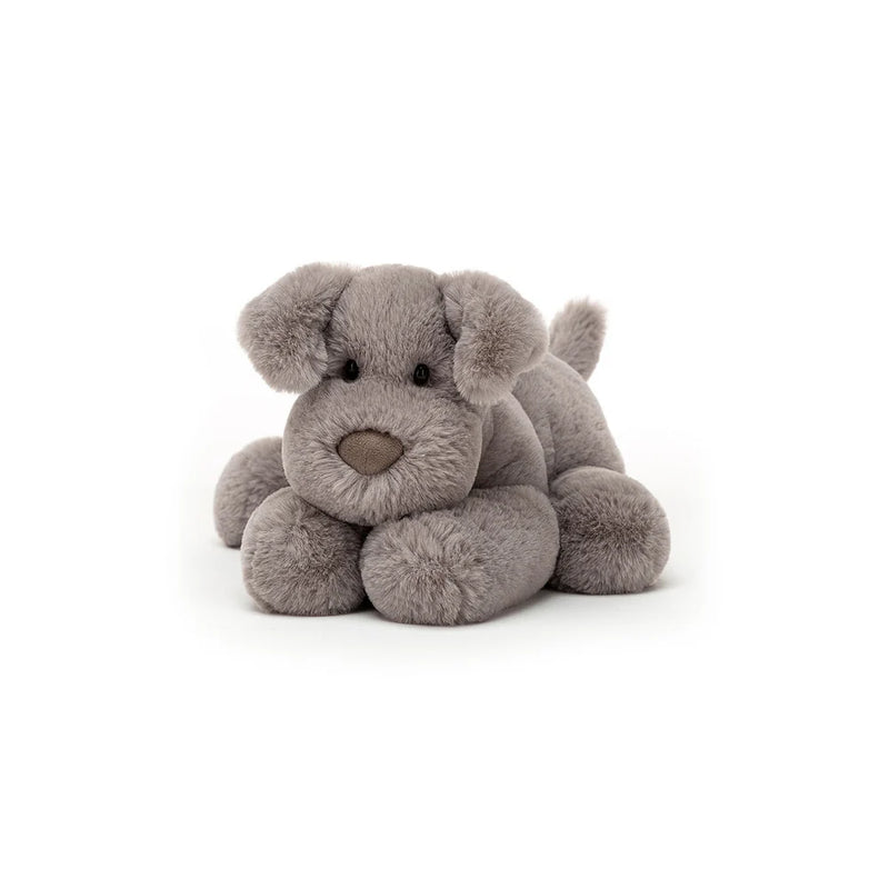 ORIGINALE PELUCHE CHIEN GRIS "HUGGADY"