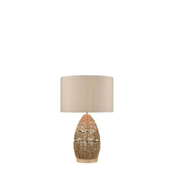 LAMPE DE TABLE AVEC DE LA CORDE NATURELLE