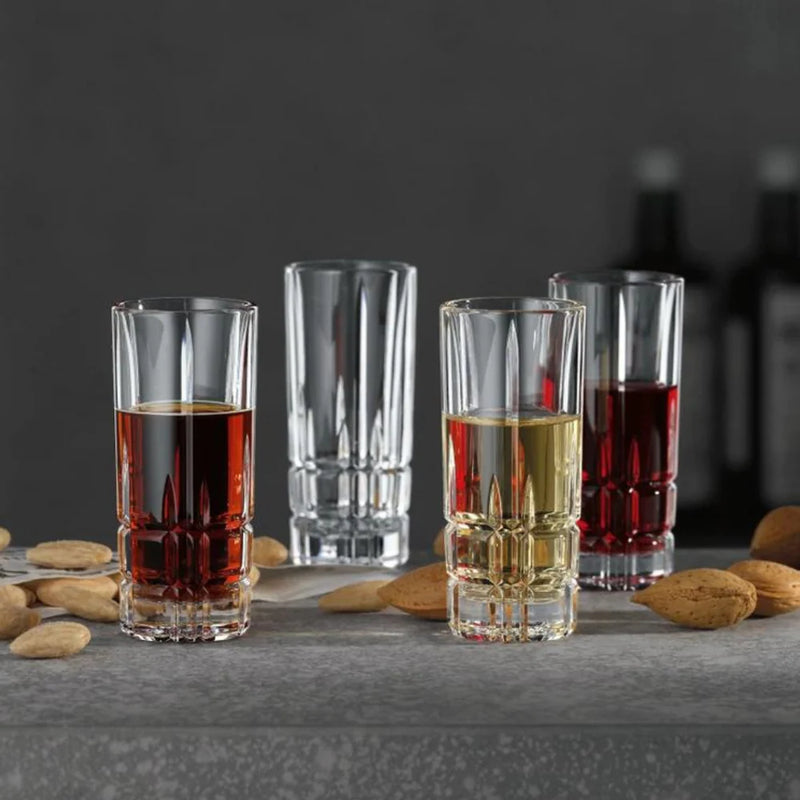 SPIEGELAU - BOÎTE DE 4 VERRES CRISTAL À SHOOTER