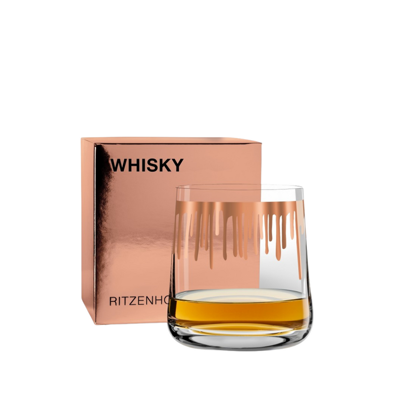 RITZENHOFF - VERRE À WHISKY MOTIF COULIS