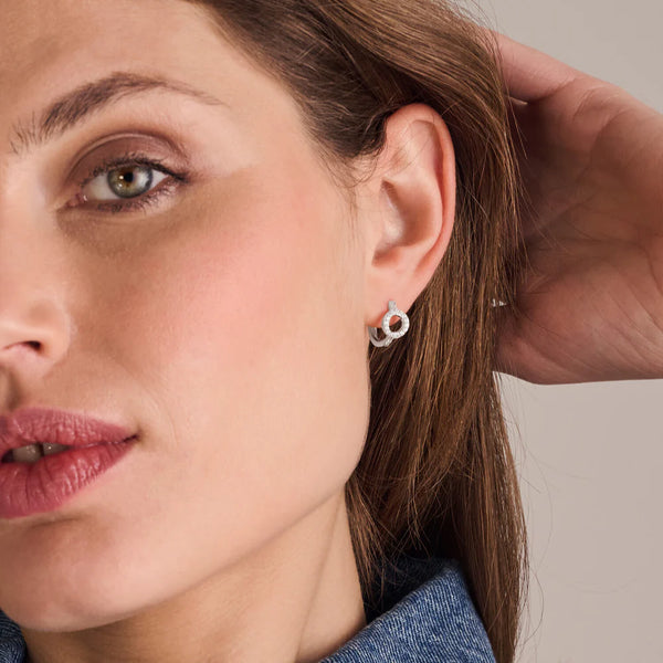 Sif Jakobs - Boucles d'oreilles Biella Creolo Piccolo argent