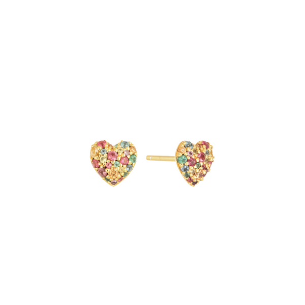 Sif Jakobs - Boucles d'oreilles Caro or & coloré