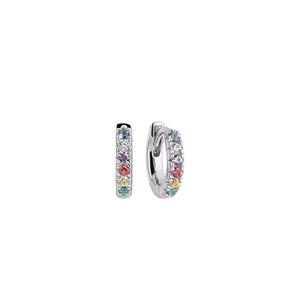 Sif Jakobs - Boucles d'oreilles Ellera Piccolo argent & coloré