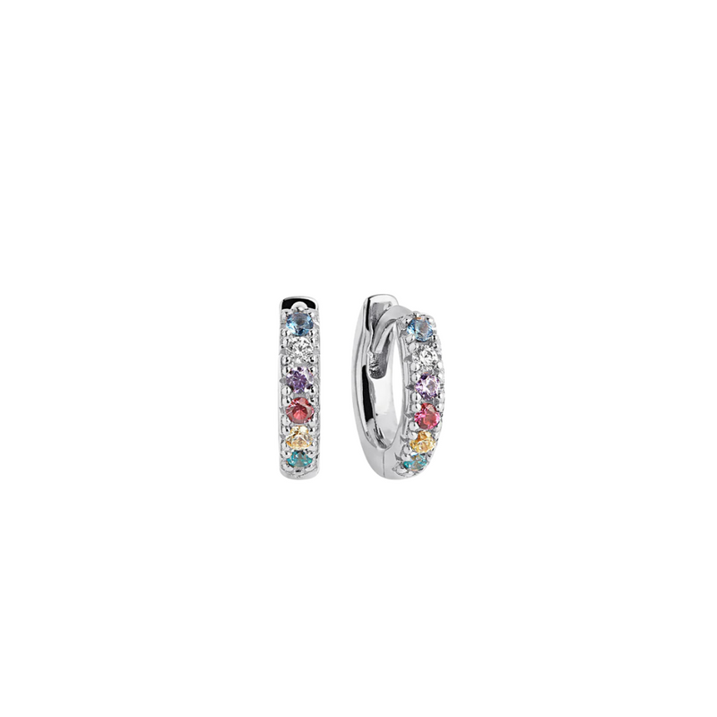 Sif Jakobs - Boucles d'oreilles Ellera Piccolo argent & coloré