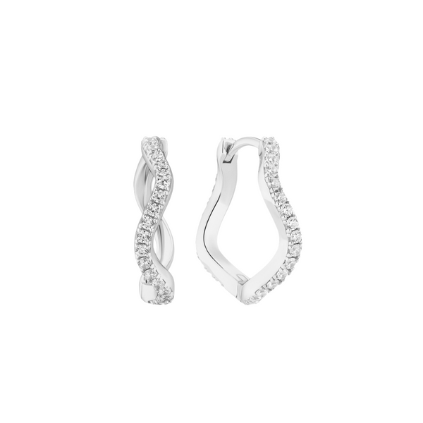 Sif Jakobs - Boucles d'oreilles Ellera Waves Grande argent