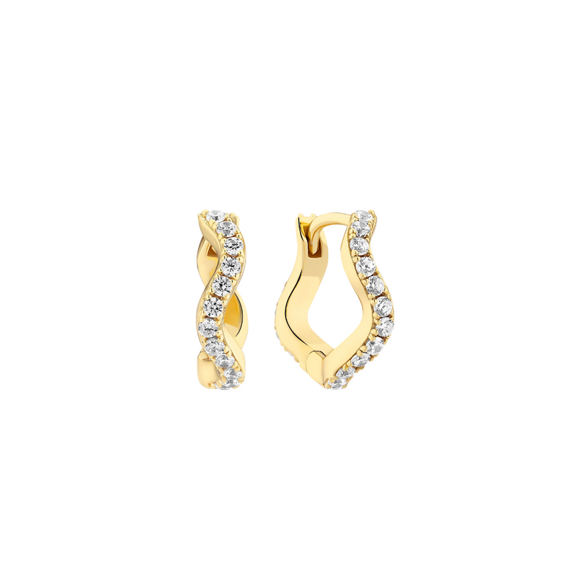 Sif Jakobs - Boucles d'oreilles Ellera Waves Medio or
