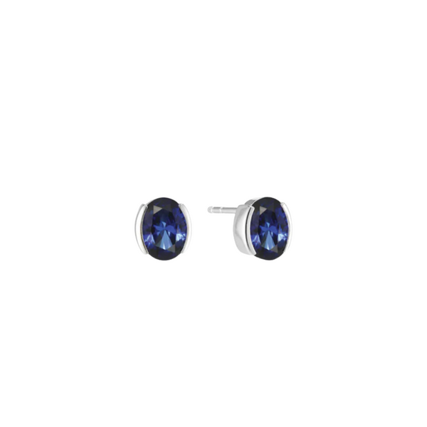 Sif Jakobs - Boucles d'oreilles Ellisse Carezza argent