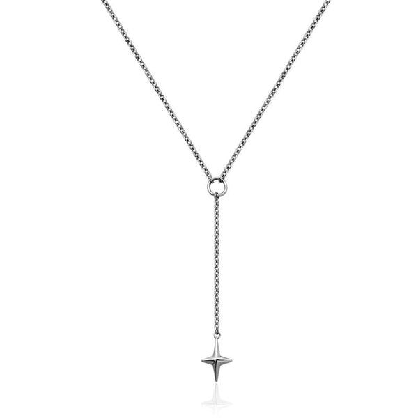 COLLIER ARGENT AVEC PENDENTIF ÉTOILE