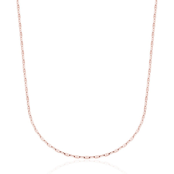 COLLIER OR ROSE CHAINE STYLE GRAINS DE CAFÉ