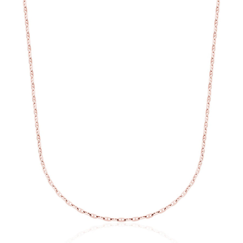 COLLIER OR ROSE CHAINE STYLE GRAINS DE CAFÉ