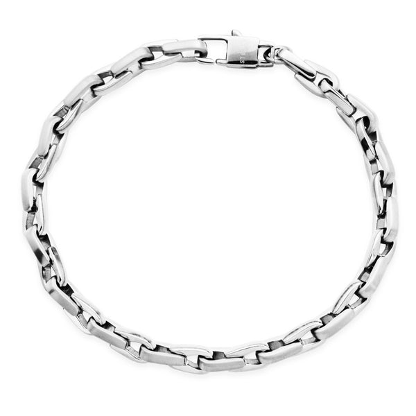 BRACELET POUR HOMME ARGENT CHAINE MAILLES