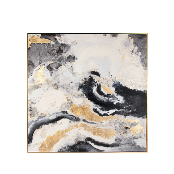 FACTION - TOILE ABSTRAITE MOTIF VAGUÉE