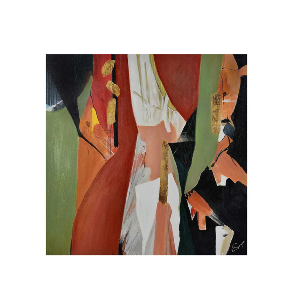 SABIK - TOILE MOTIF ABSTRAIT VERTICAL