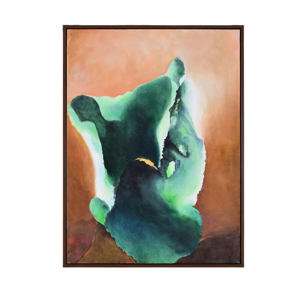 TAURI - TOILE ABSTRAITE FORME VERTE