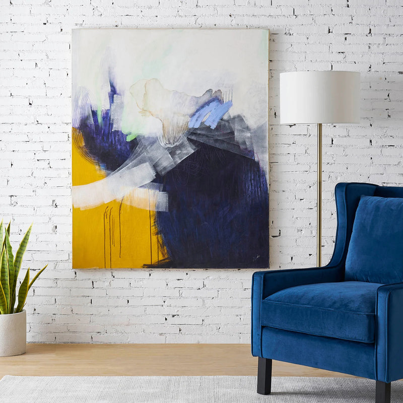 ANDORRA - TOILE ABSTRAITE PENTURE COULIS
