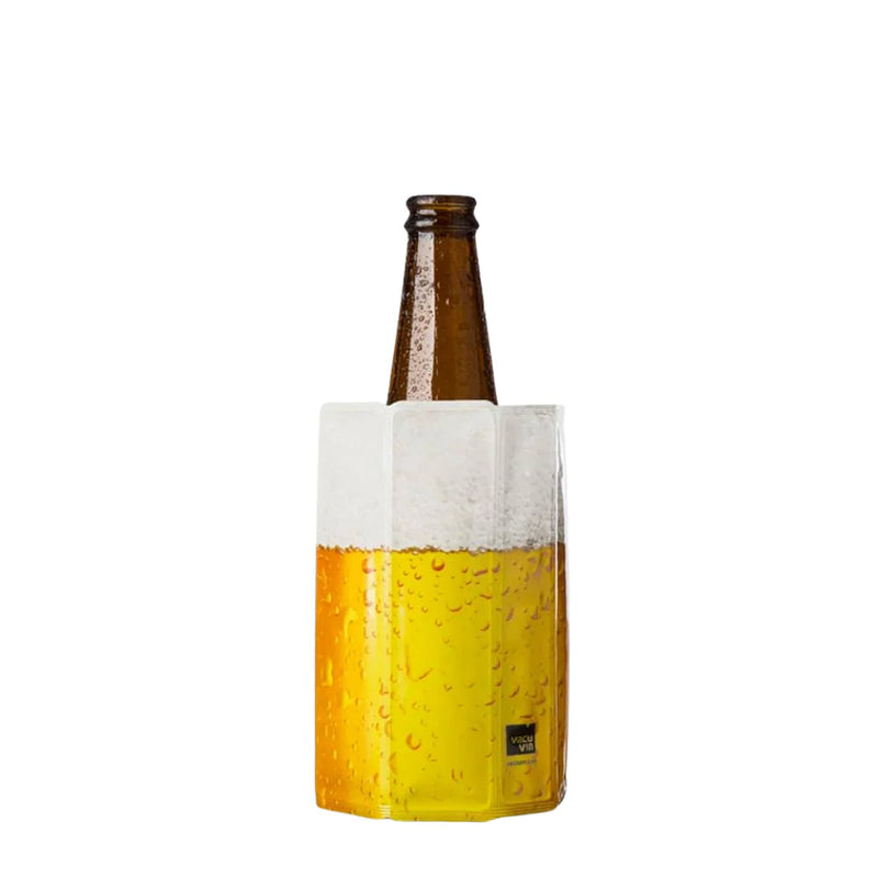 VACUVIN - REFROIDISSEUR JAUNE POUR BIÈRE