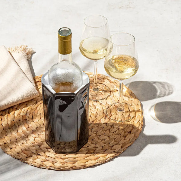 VACUVIN - REFROIDISSEUR NOIR POUR BOUTEILLE À VIN