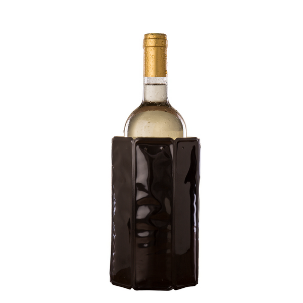 VACUVIN - REFROIDISSEUR NOIR POUR BOUTEILLE À VIN