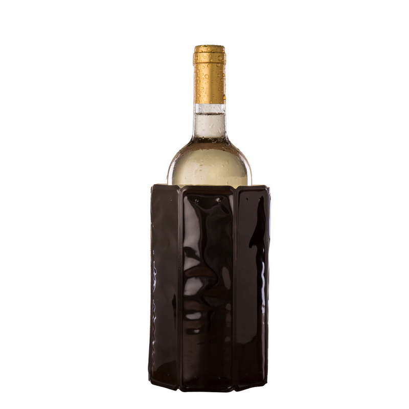 VACUVIN - REFROIDISSEUR NOIR POUR BOUTEILLE À VIN
