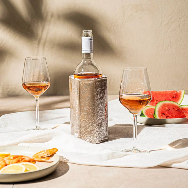 VACUVIN - REFROIDISSEUR PLATINE POUR BOUTEILLE À VIN