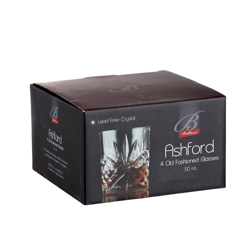 BRILLIANT - VERRE CRISTAL À WHISKY ASHFORD OLD FASHION