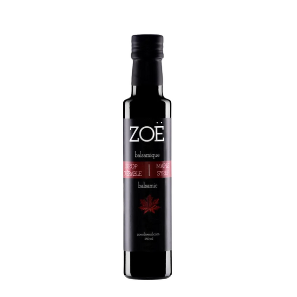ZOË - VINAIGRE BALSAMIQUE BLANC AU SIROP D'ÉRABLE