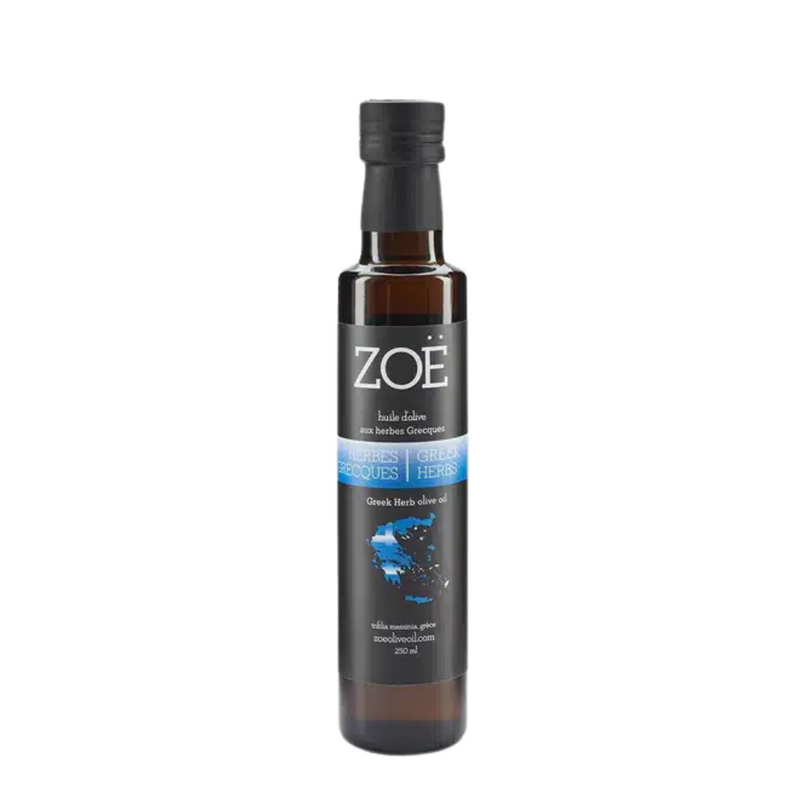 HUILES ZOË - HUILE D'OLIVE AUX HERBES GRECQUES