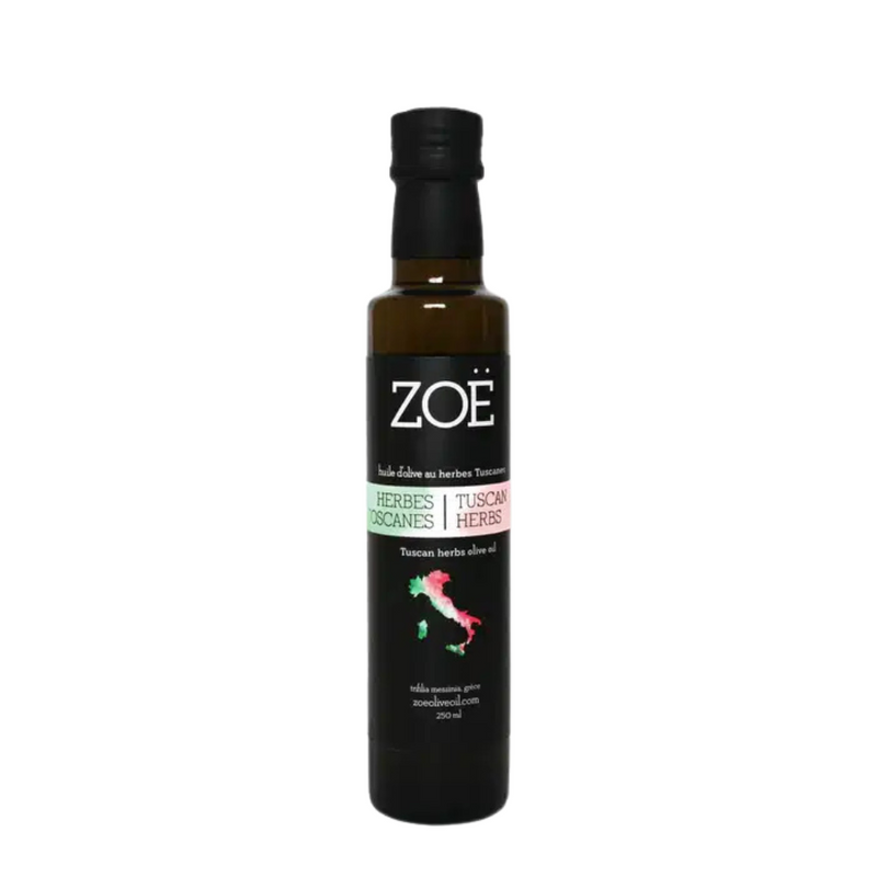 HUILES ZOË - HUILE D'OLIVE AUX HERBES DE TOSCANE